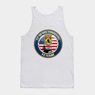 CV59 USS Forrestal Crest Tank Top